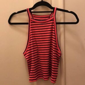 Aerie high neck crop top